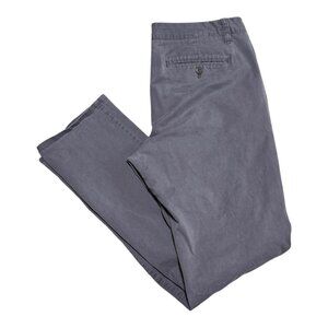 Bonobos Slim‎ Fit Gray Cotton Straight Leg Chino Pants Men’s 34x30.5